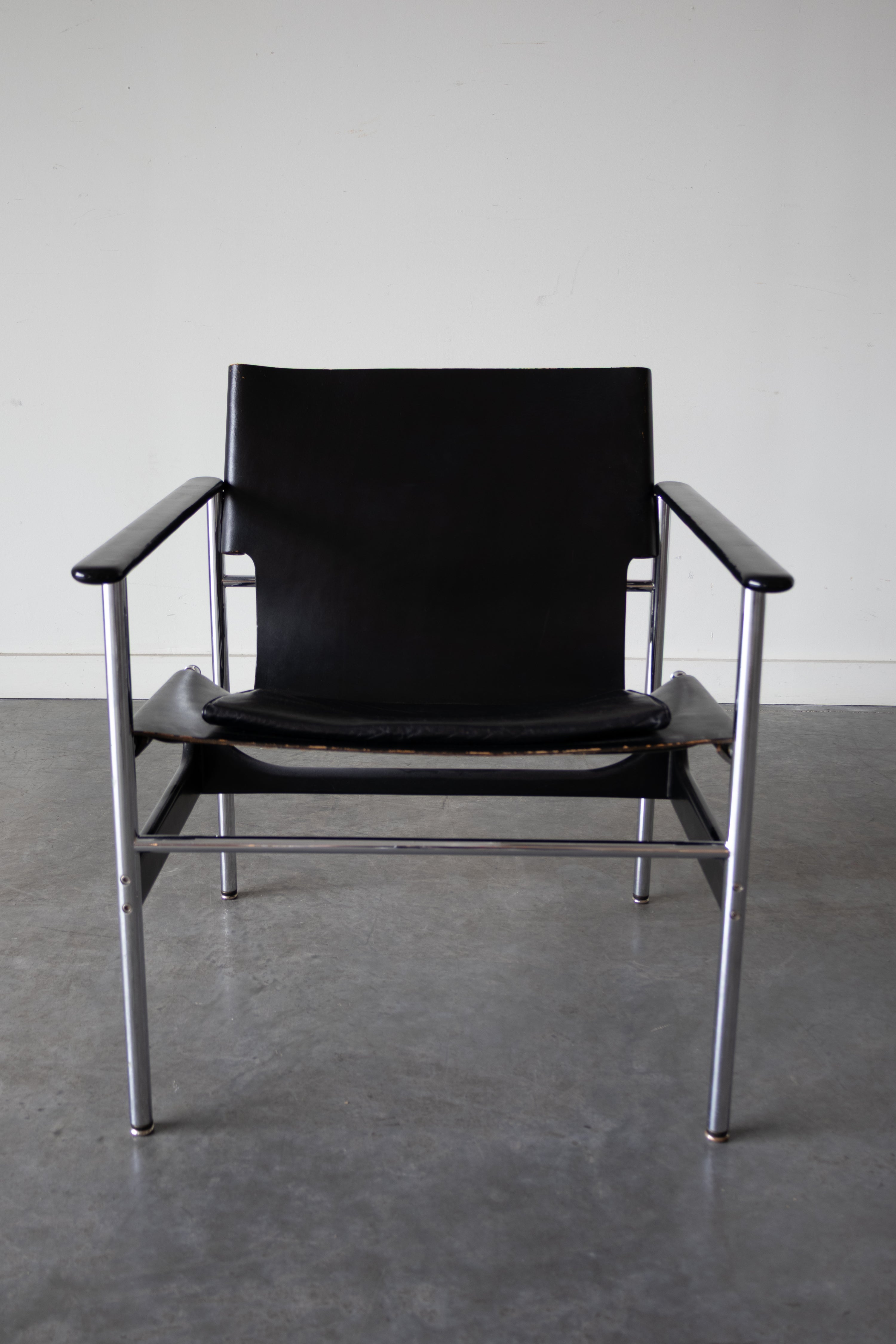 Model 657 Sling Chair by Charles Pollock for Knoll International