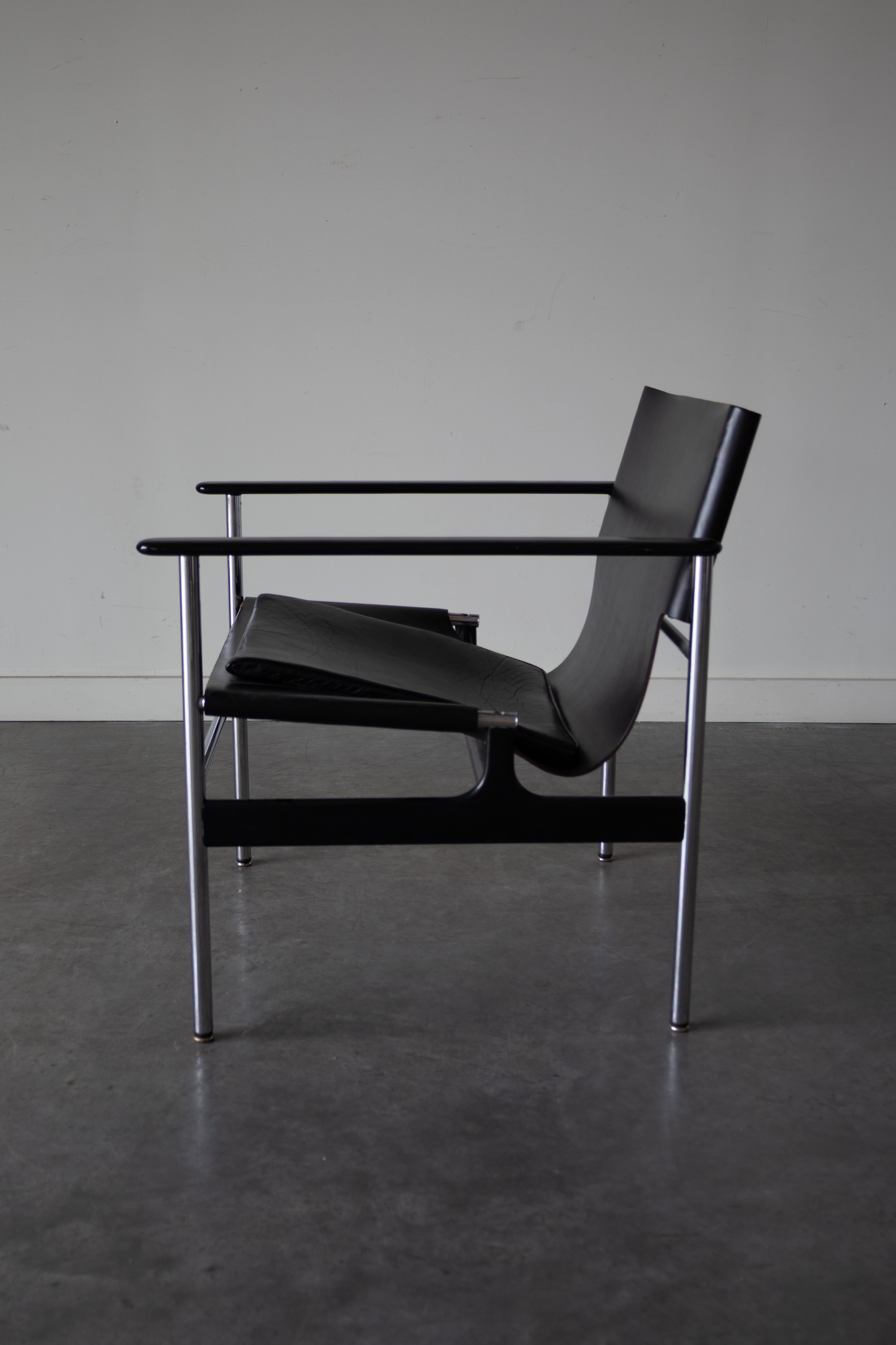 Model 657 Sling Chair by Charles Pollock for Knoll International