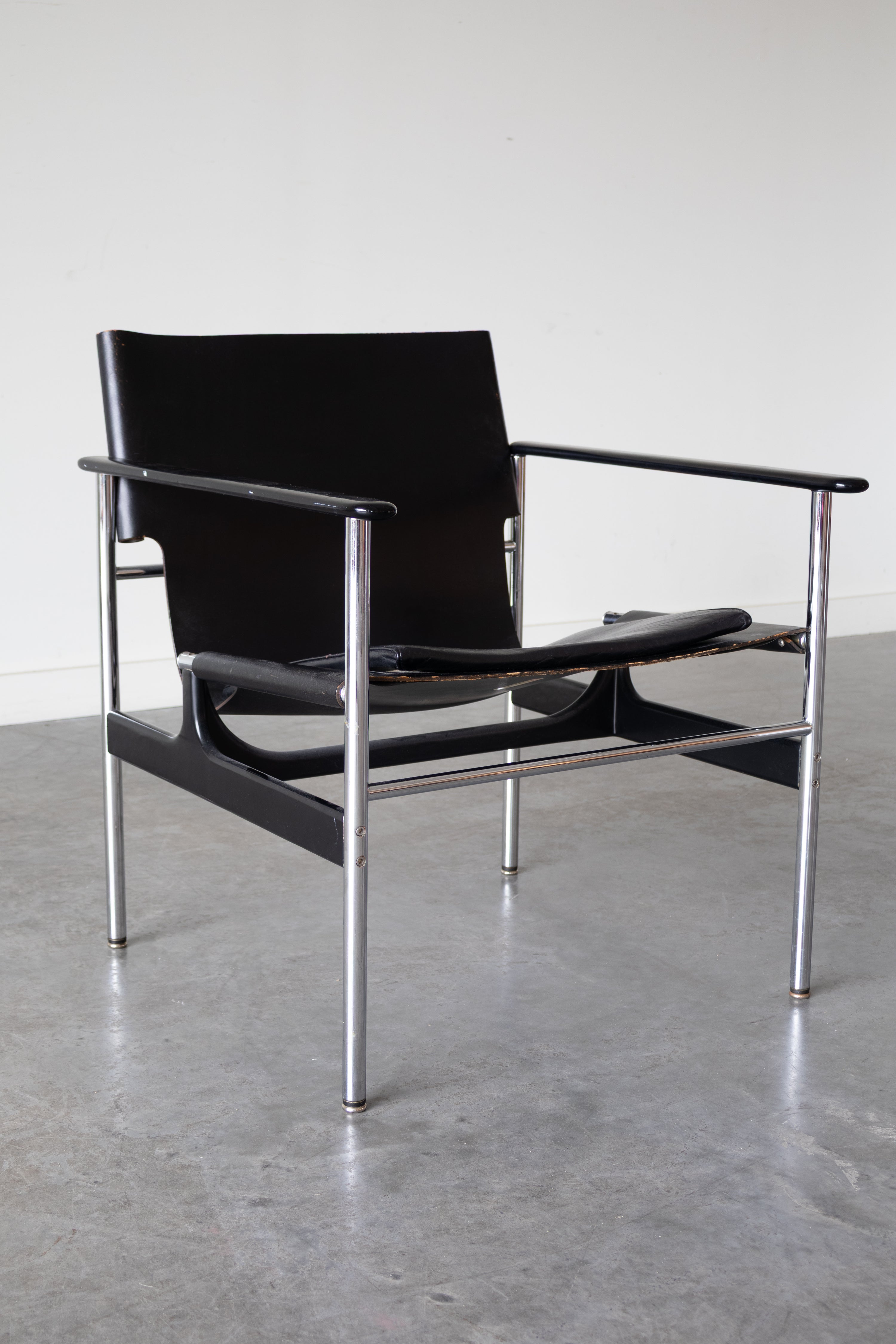 Model 657 Sling Chair by Charles Pollock for Knoll International