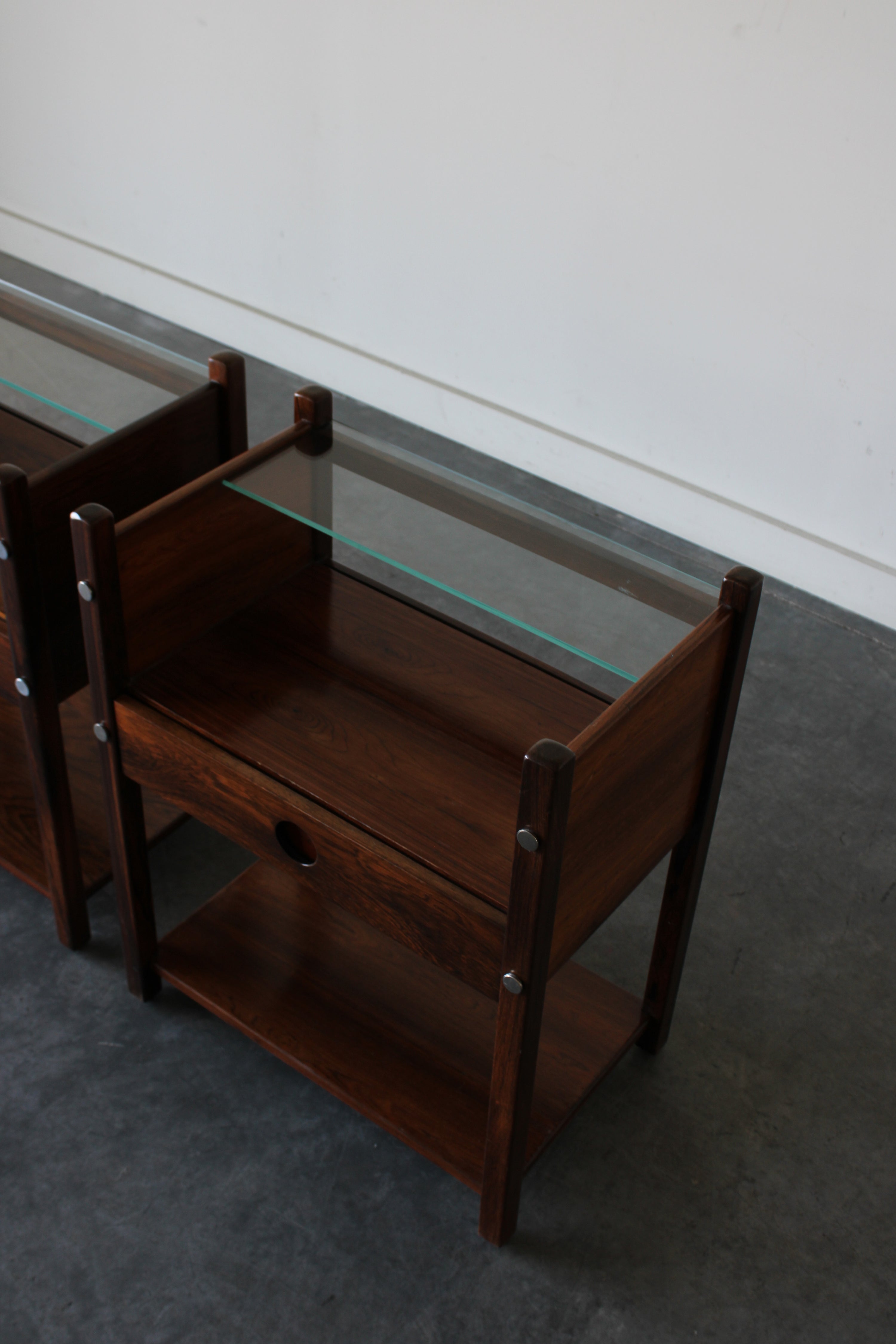 "Yara" Bedside Tables by Sergio Rodrigues