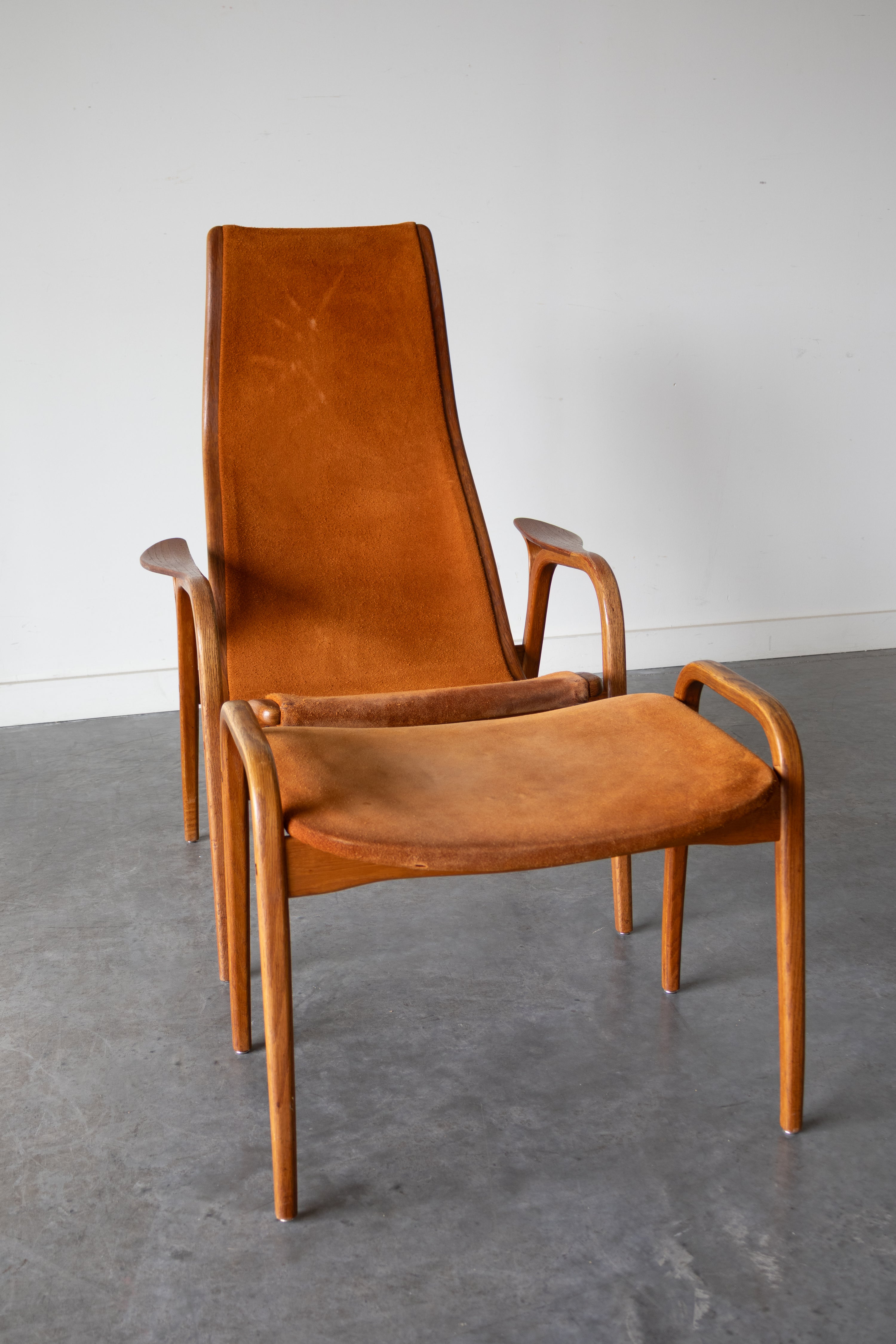 Lamino Easy Chair and Ottoman by Yngve Ekström for Swedese, 1956