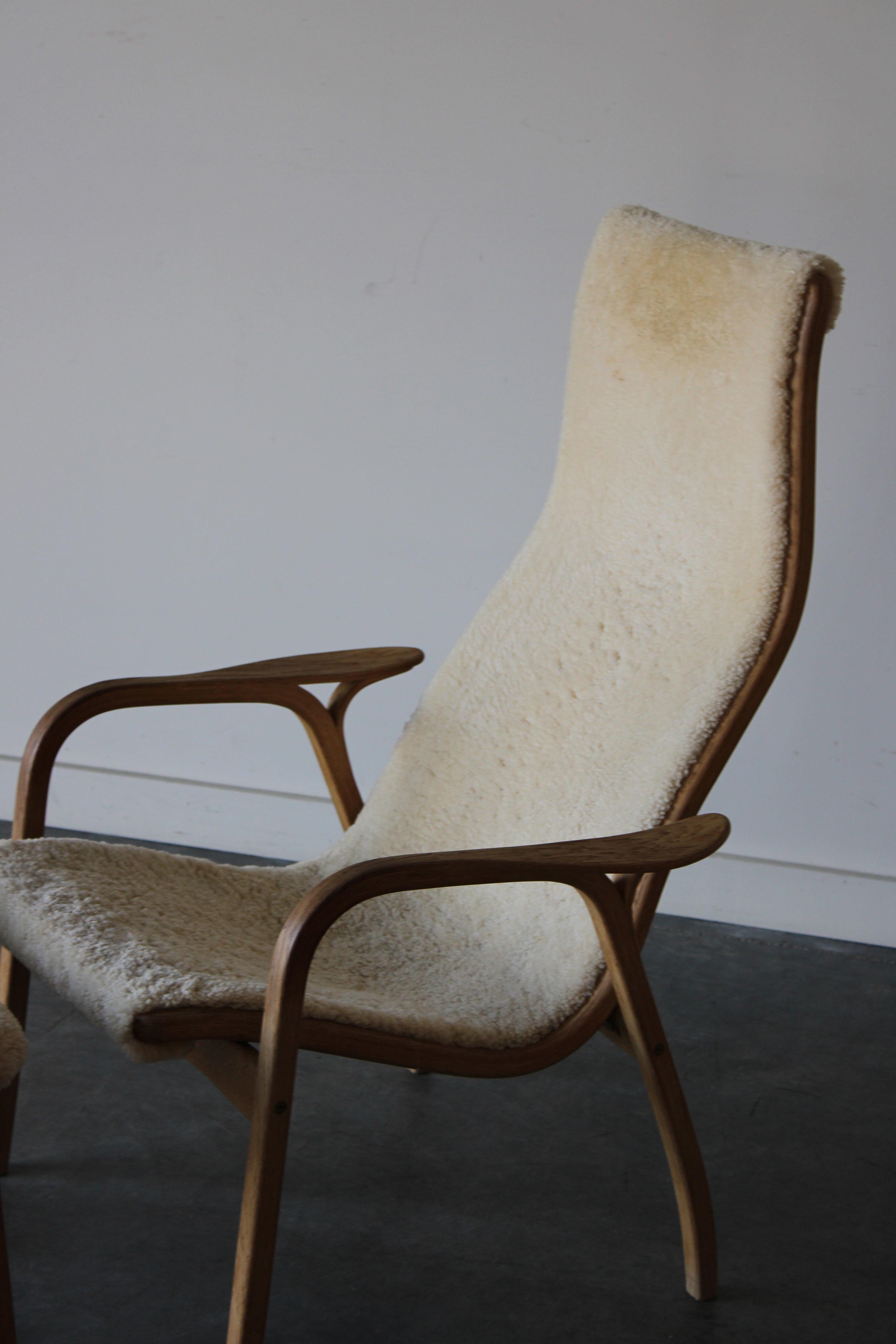 Lamino Easy Chair and ottoman by Yngve Ekström for Swedese, 1956