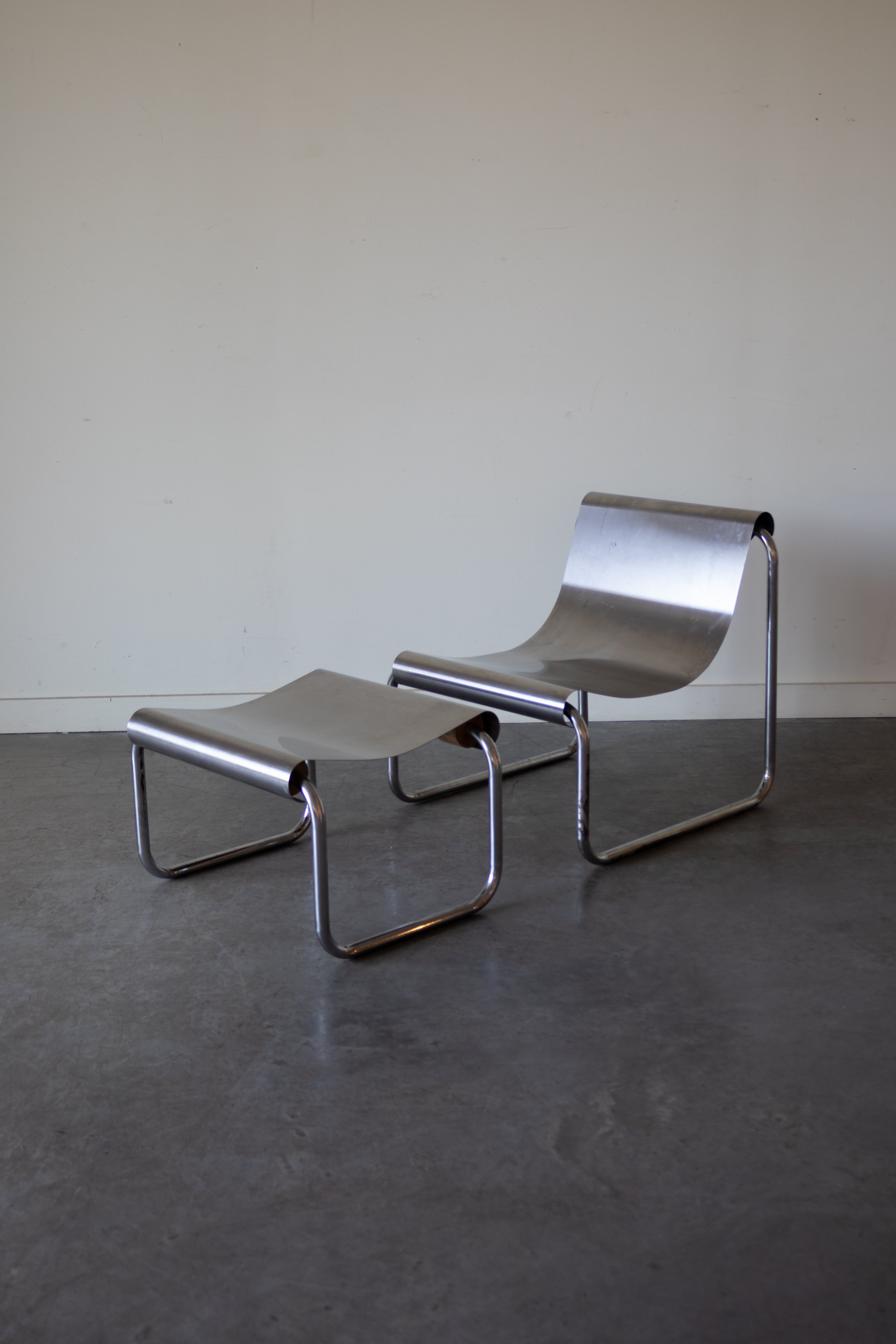 Armchair and Ottoman by Patrick Gingembre, France, 1970s