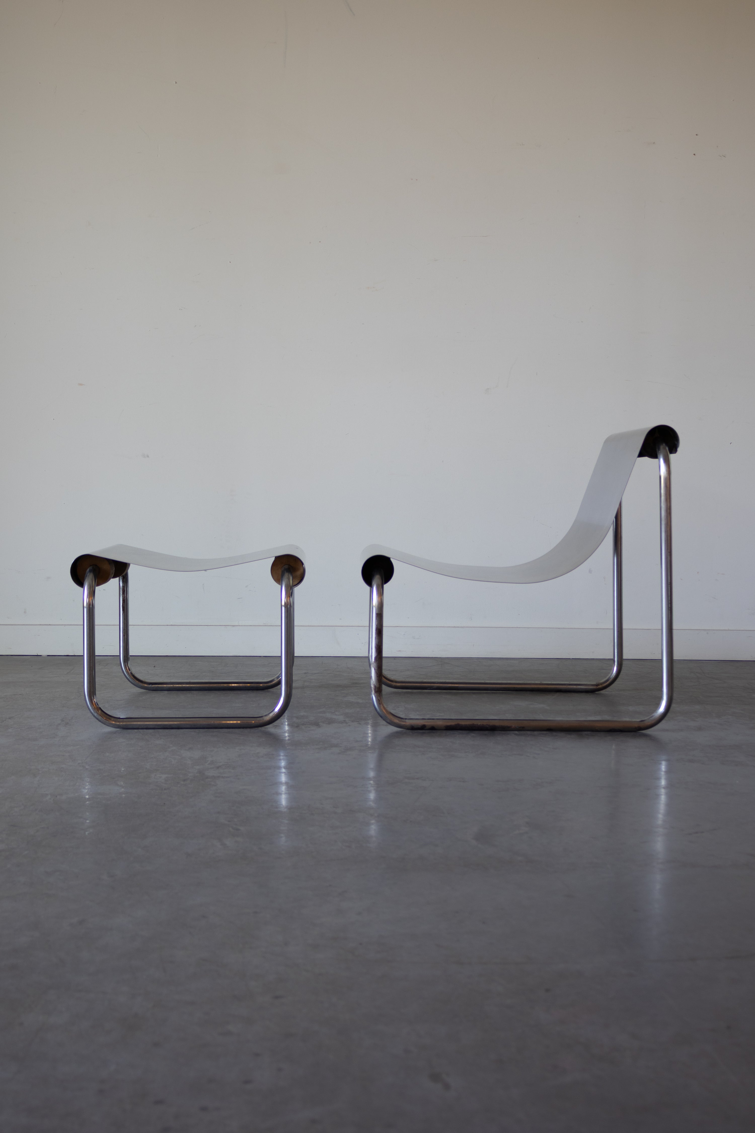 Armchair and Ottoman by Patrick Gingembre, France, 1970s