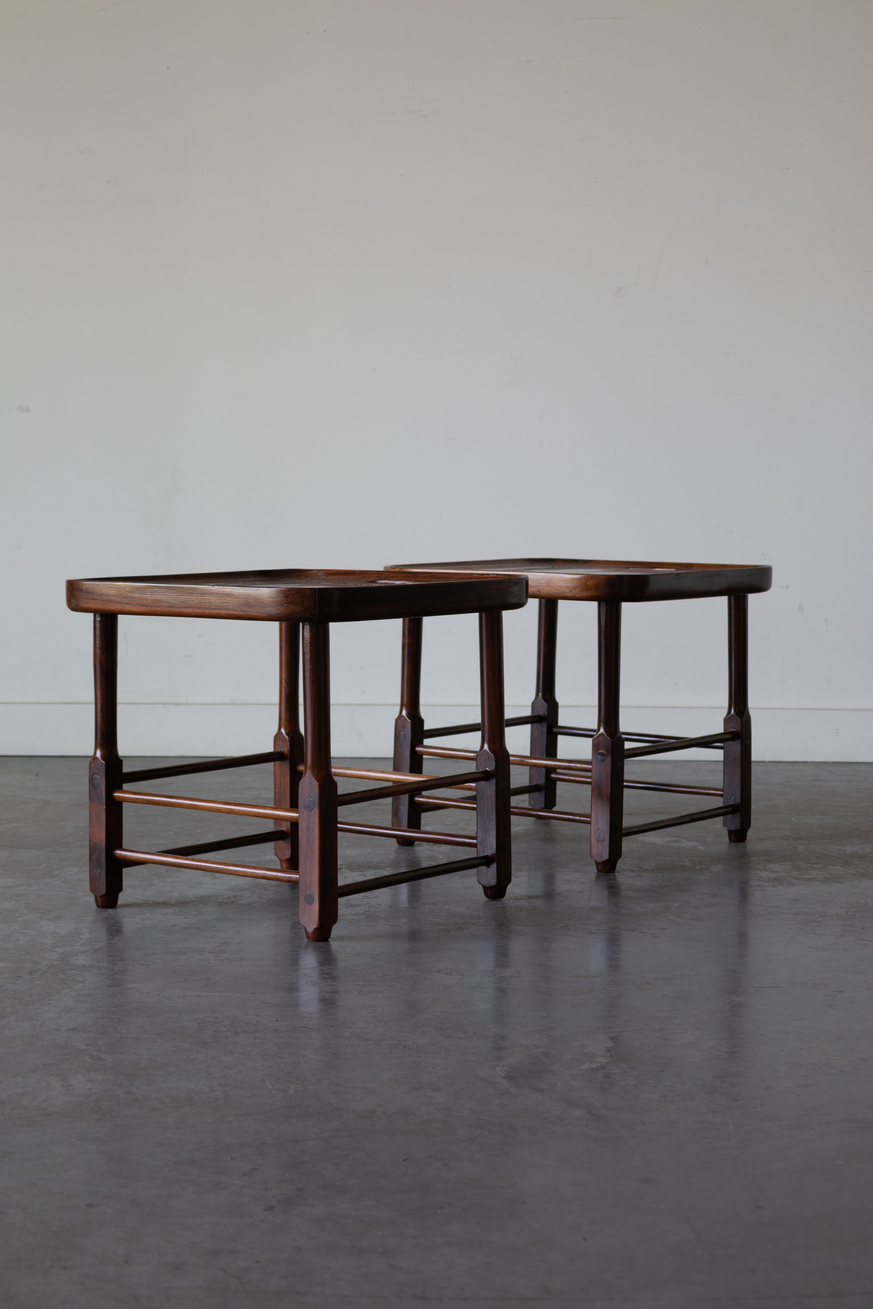"Magrini" Stools by Sergio Rodrigues for Oca, Brazil, 1963