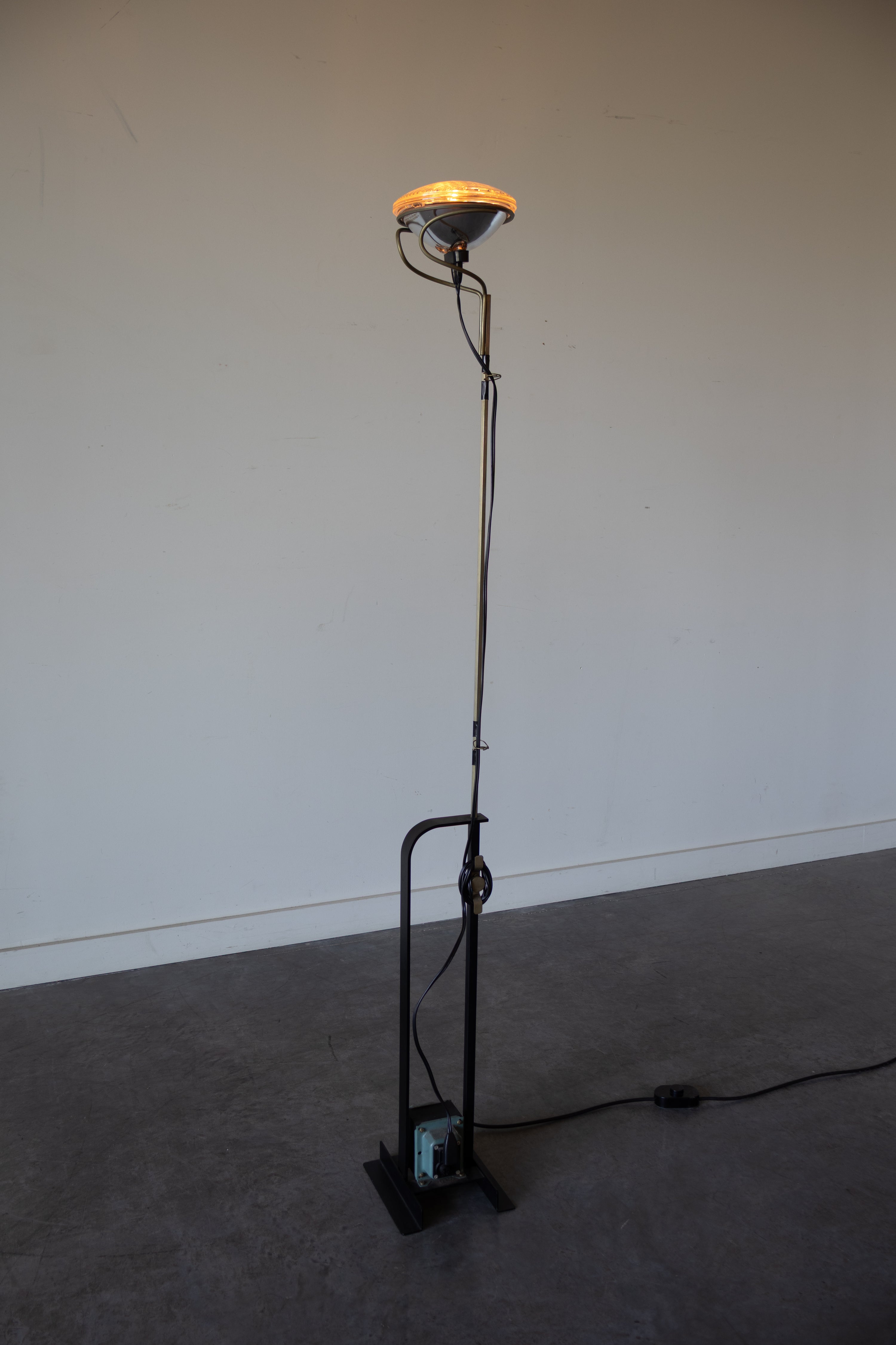'Toio' Floor Lamp by Achille & Pier Giacomo Castiglioni for Flos, Italy 1960s