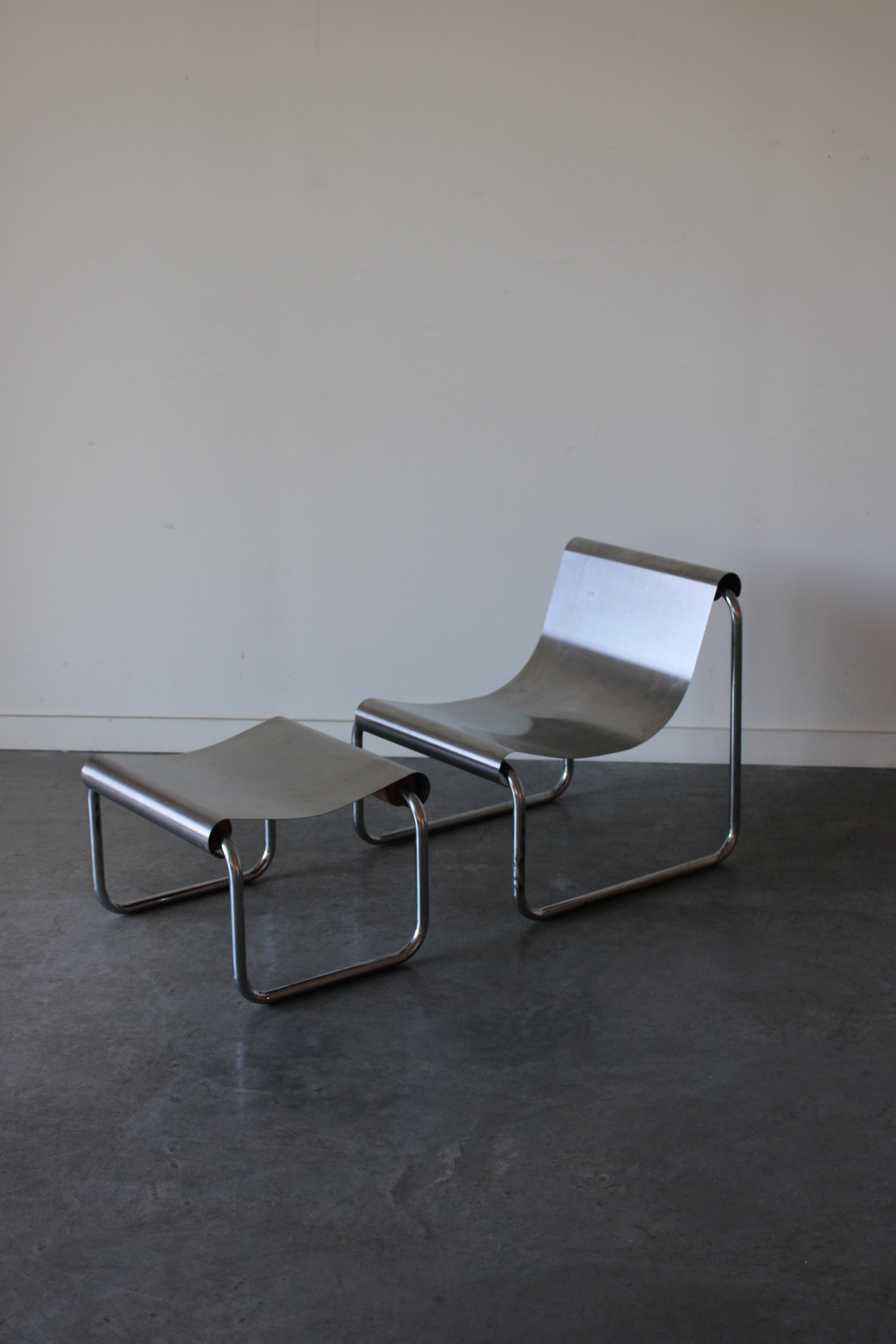 Armchair and Ottoman by Patrick Gingembre, France, 1970s