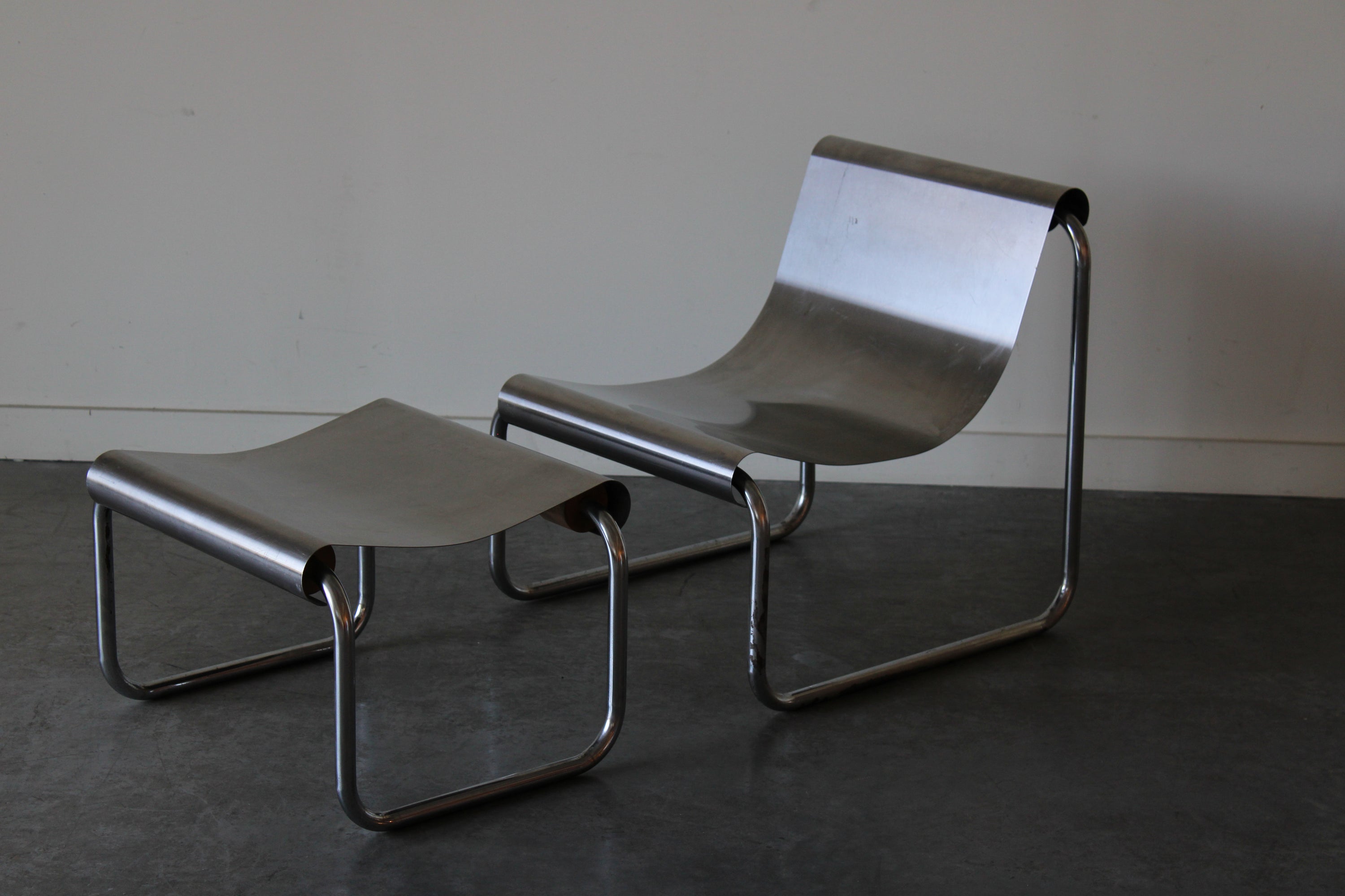Armchair and Ottoman by Patrick Gingembre, France, 1970s