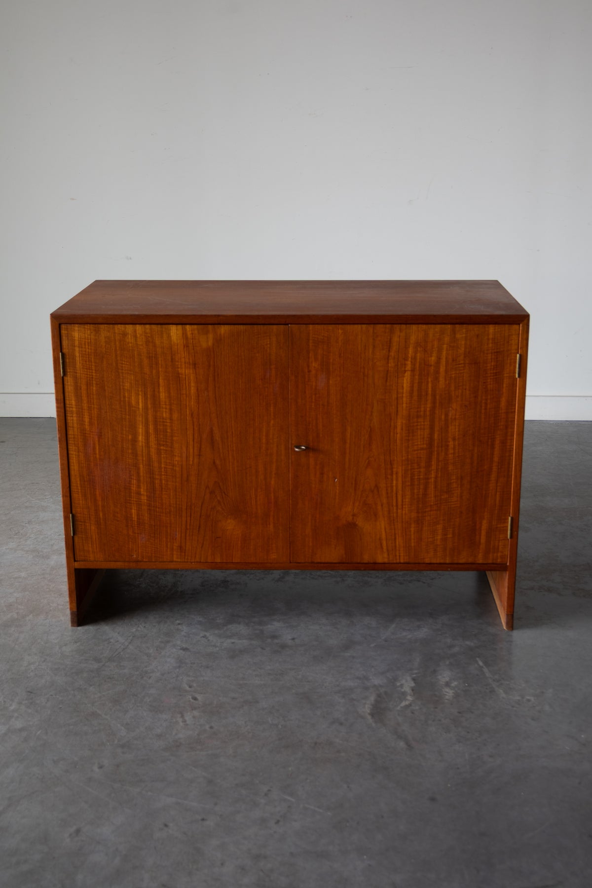 Oak and Brass cabinet by Hans Wegner for Ry Mobler, 1950's