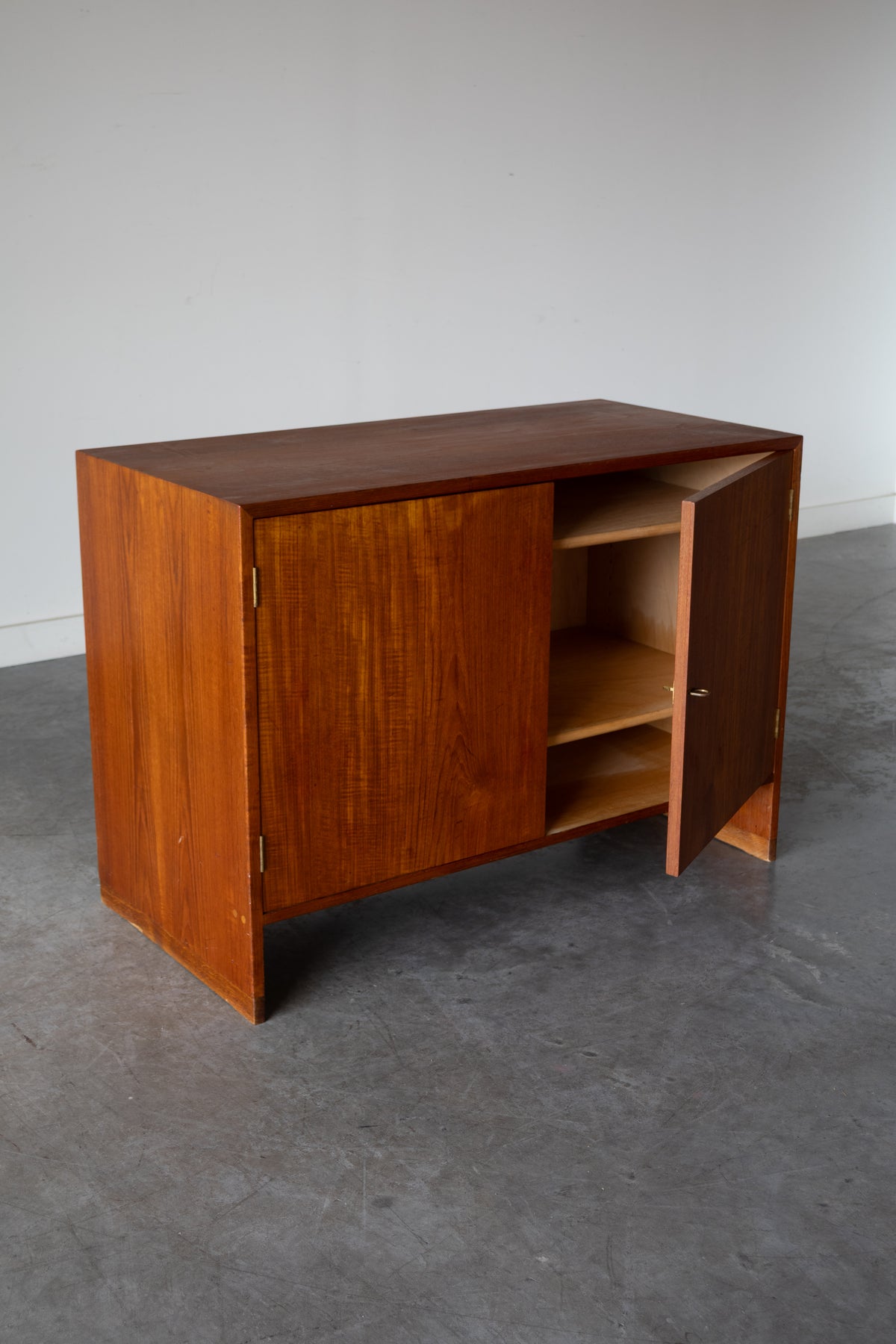 Oak and Brass cabinet by Hans Wegner for Ry Mobler, 1950's