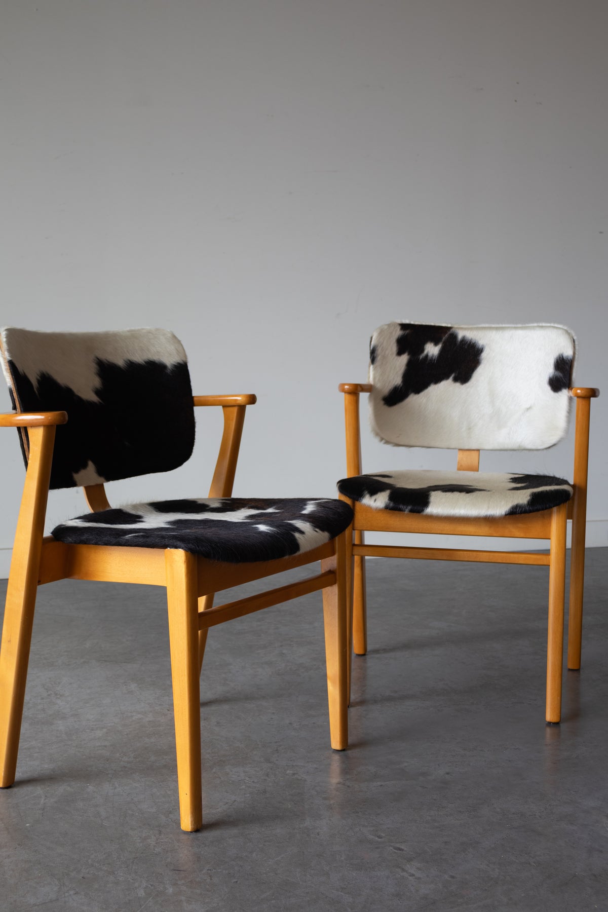 Set of Six Domus Chair By Ilmari Tapiovaara for Keravan Puuteollisuus for Knoll