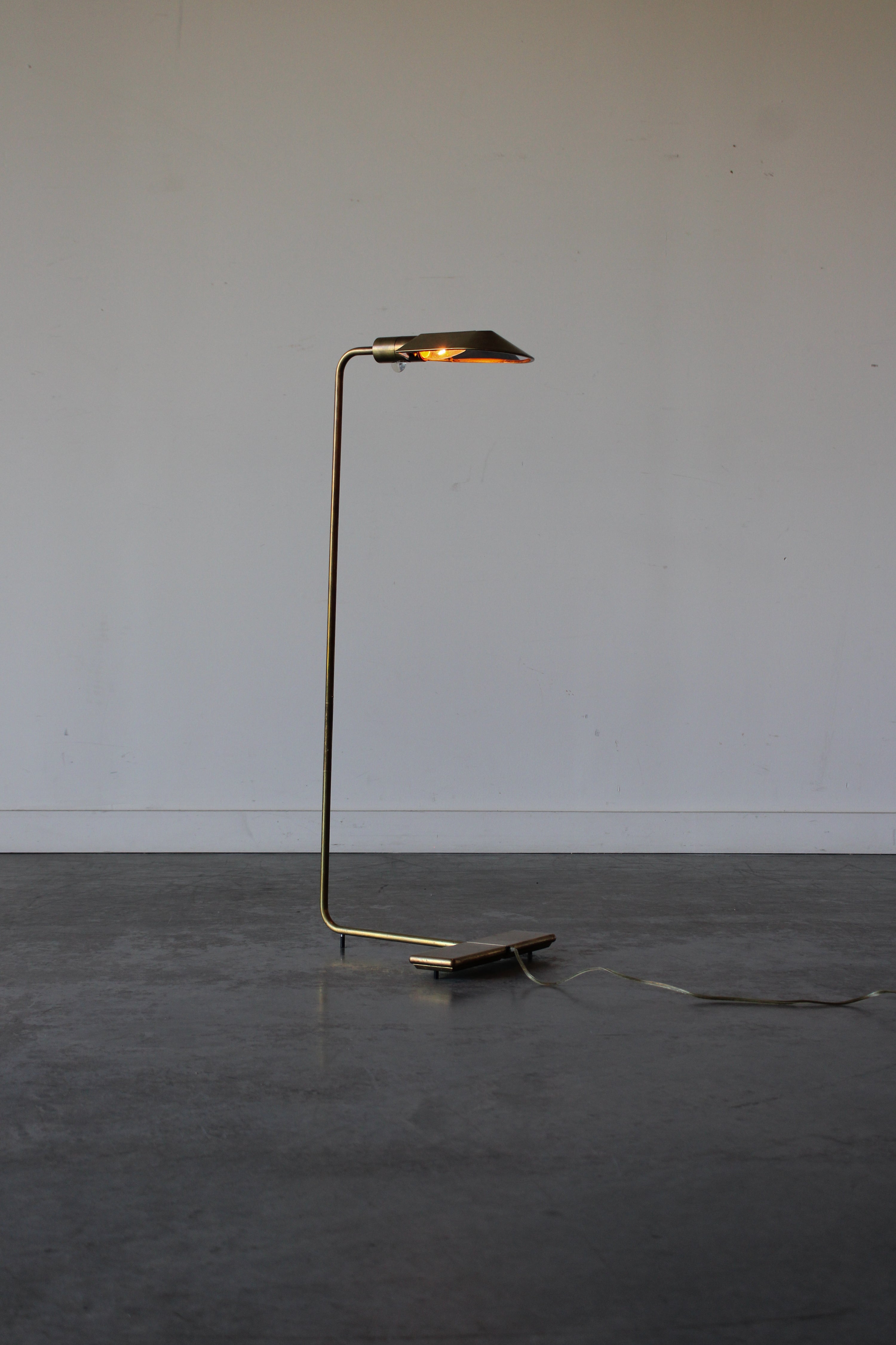 Cedric Hartman Brass Floor Lamp