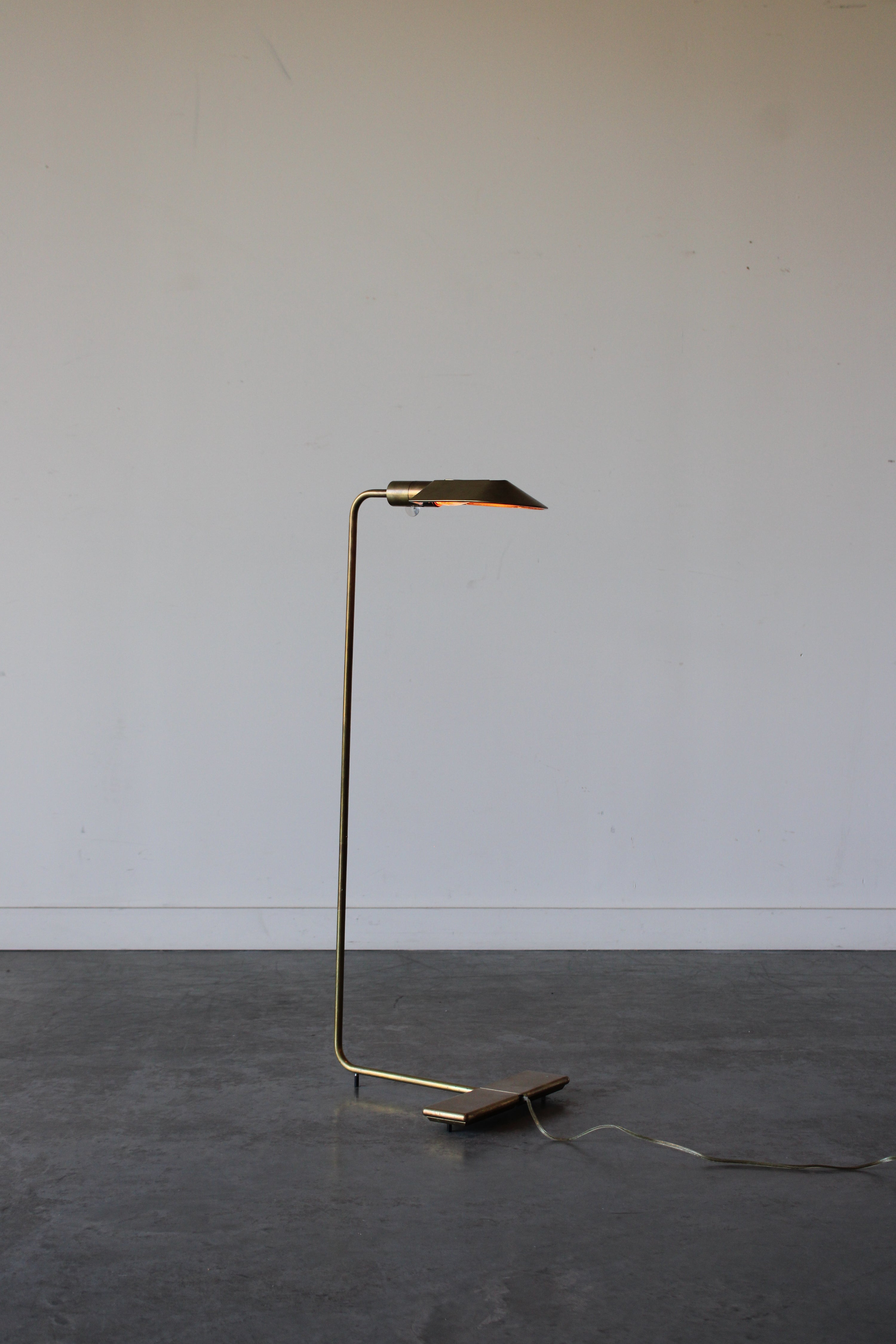 Cedric Hartman Brass Floor Lamp