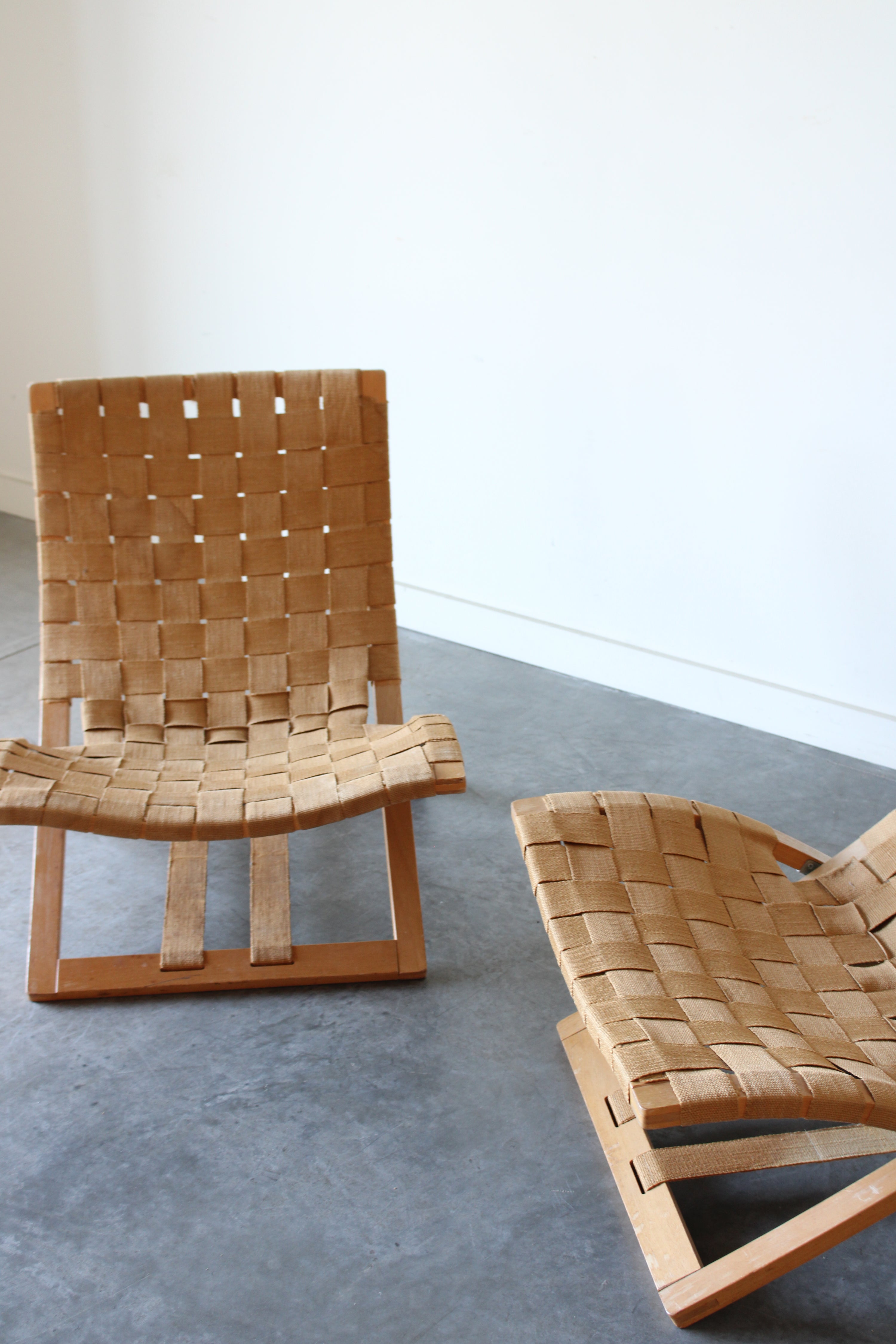 Folding Lounge Chairs by Ingmar Relling for Westnofa, Norway, 1960s
