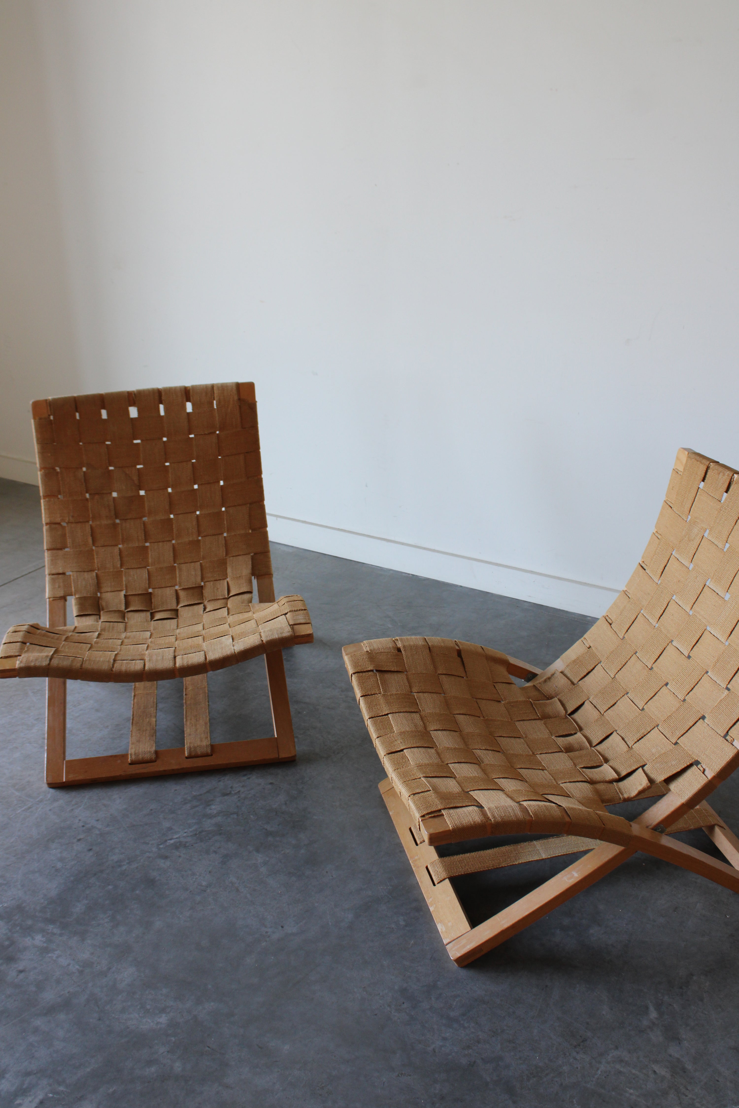Folding Lounge Chairs by Ingmar Relling for Westnofa, Norway, 1960s