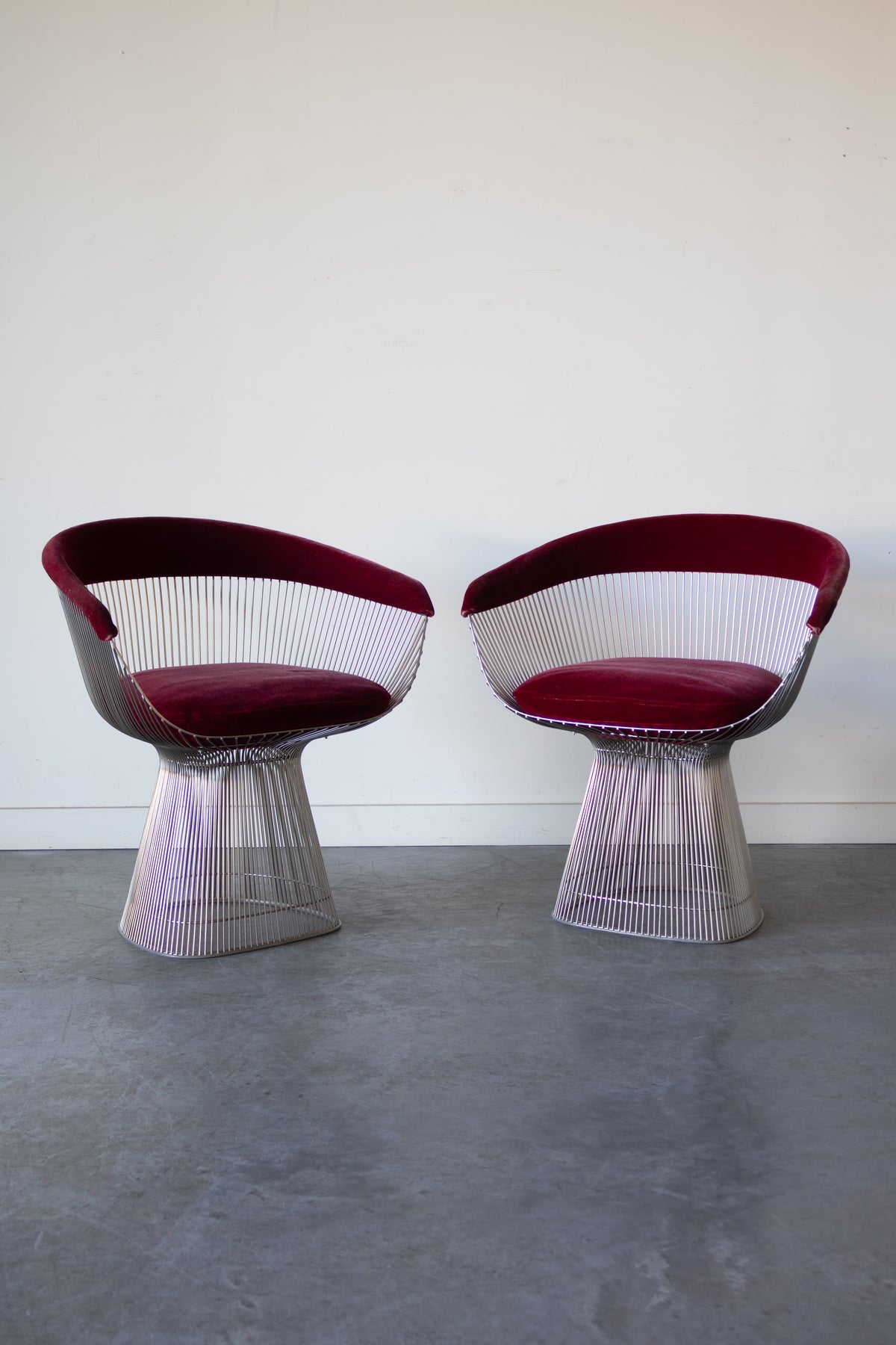 Platner Arm Chairs By Warren Platner for Knoll