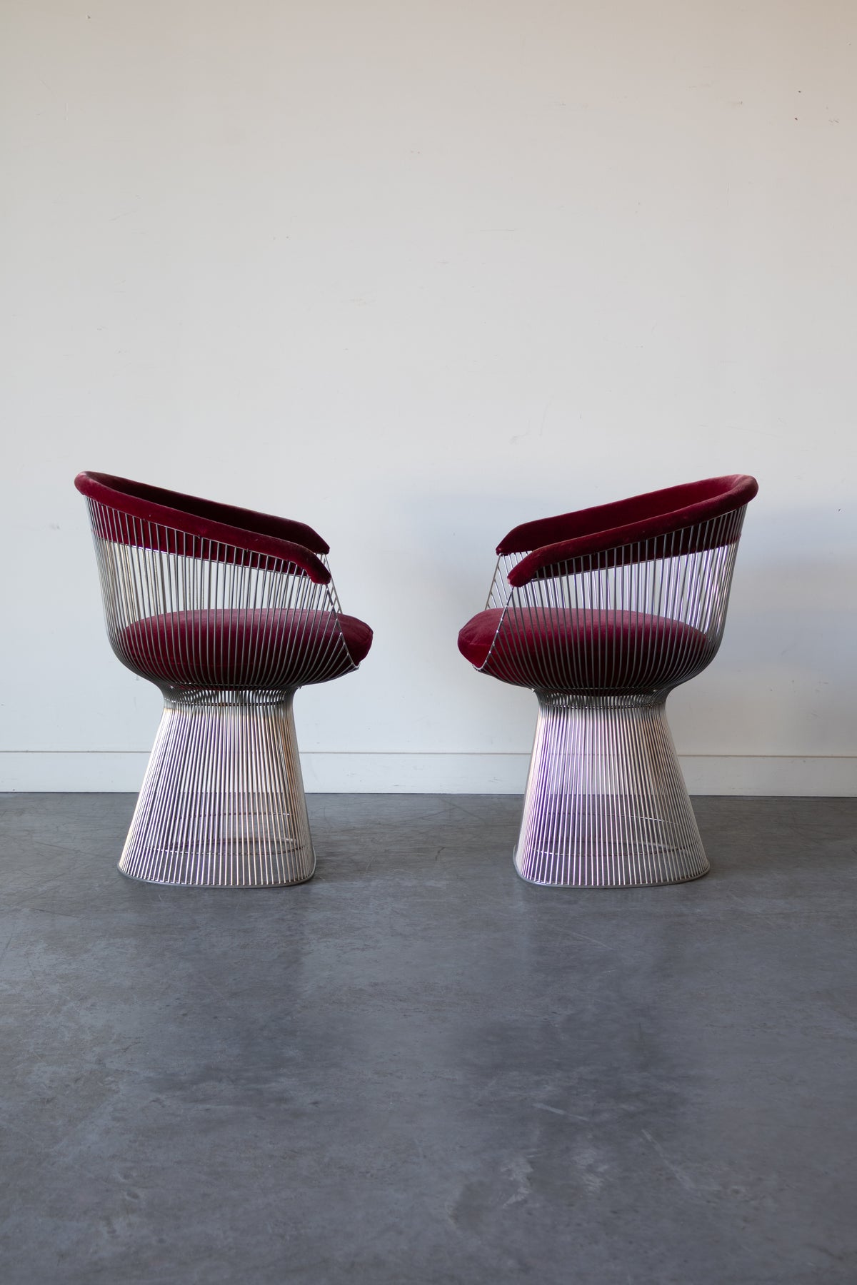 Platner Arm Chairs By Warren Platner for Knoll