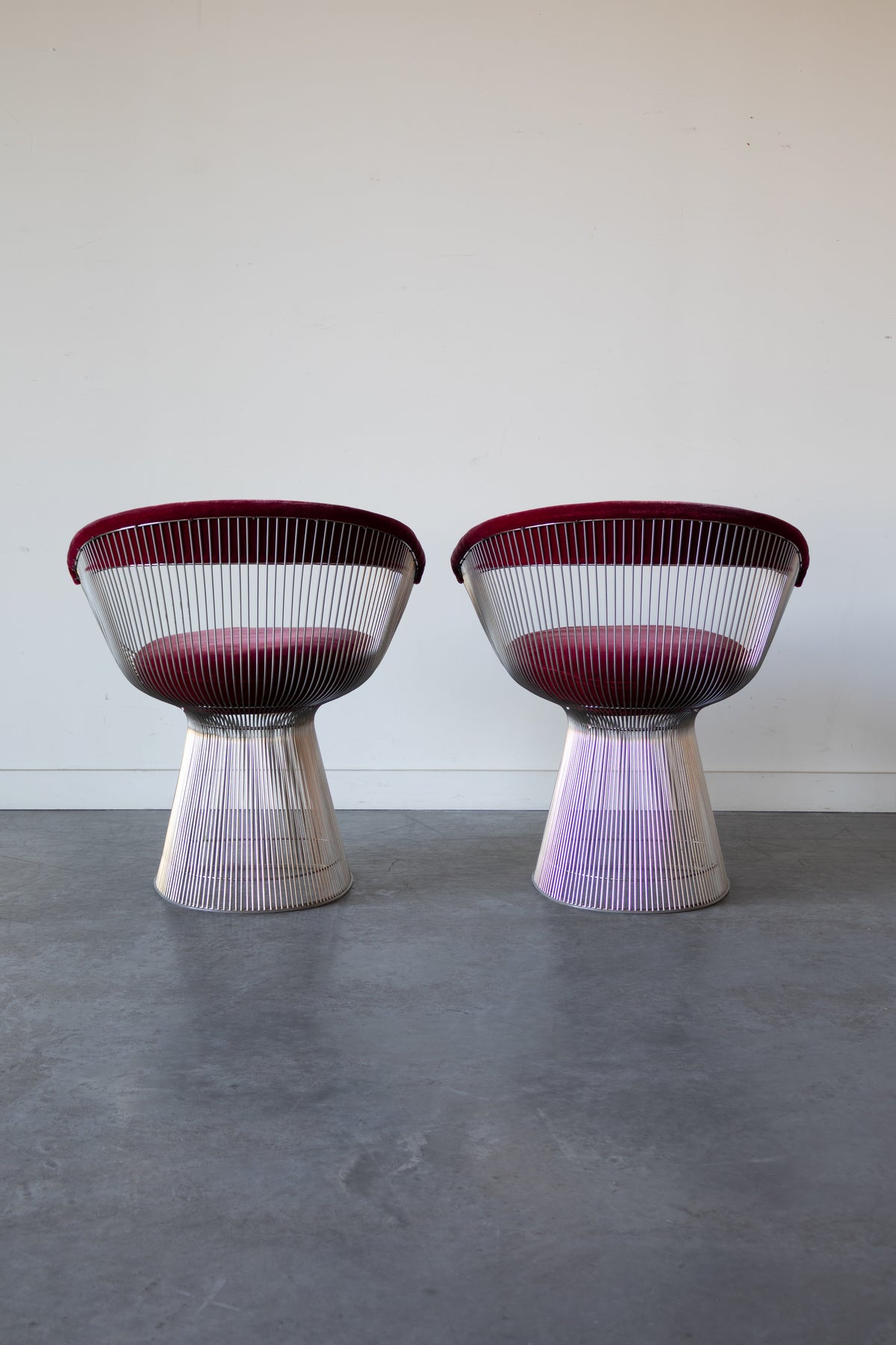 Platner Arm Chairs By Warren Platner for Knoll