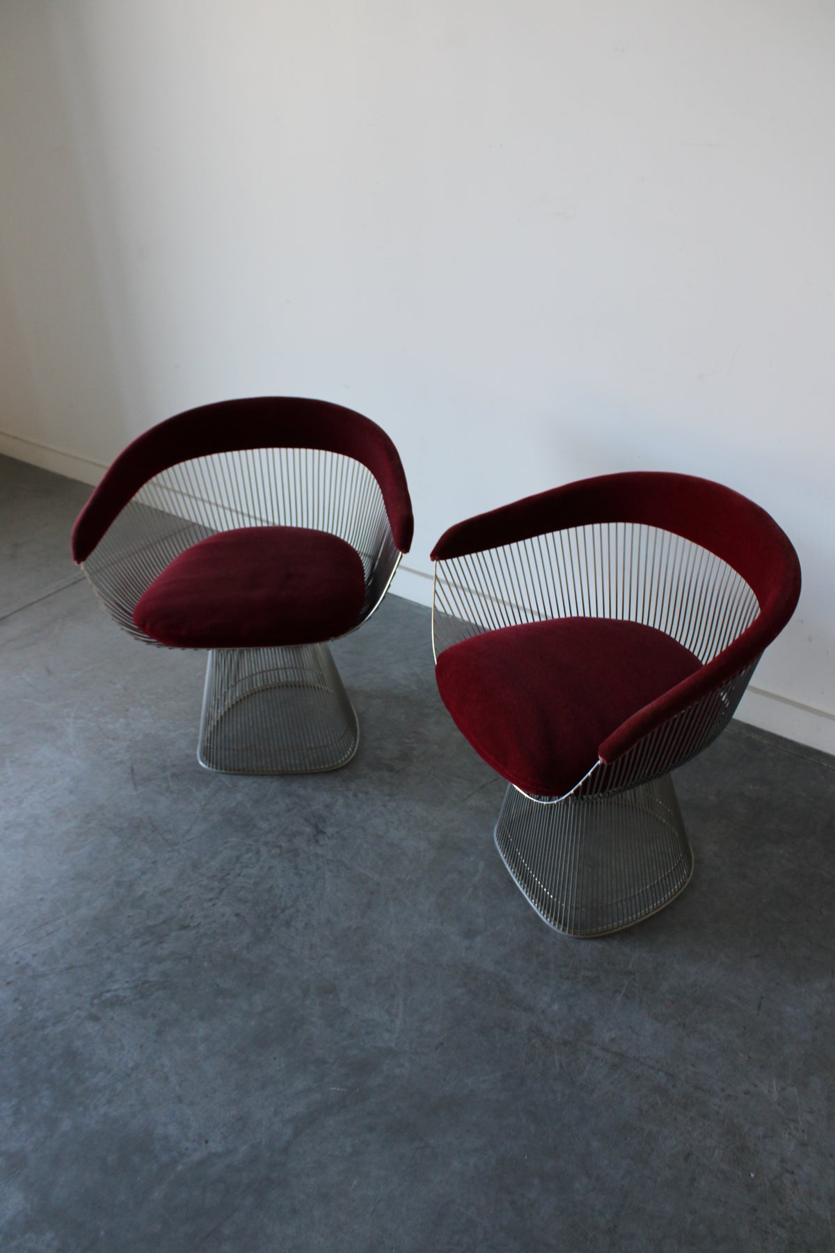 Platner Arm Chairs By Warren Platner for Knoll
