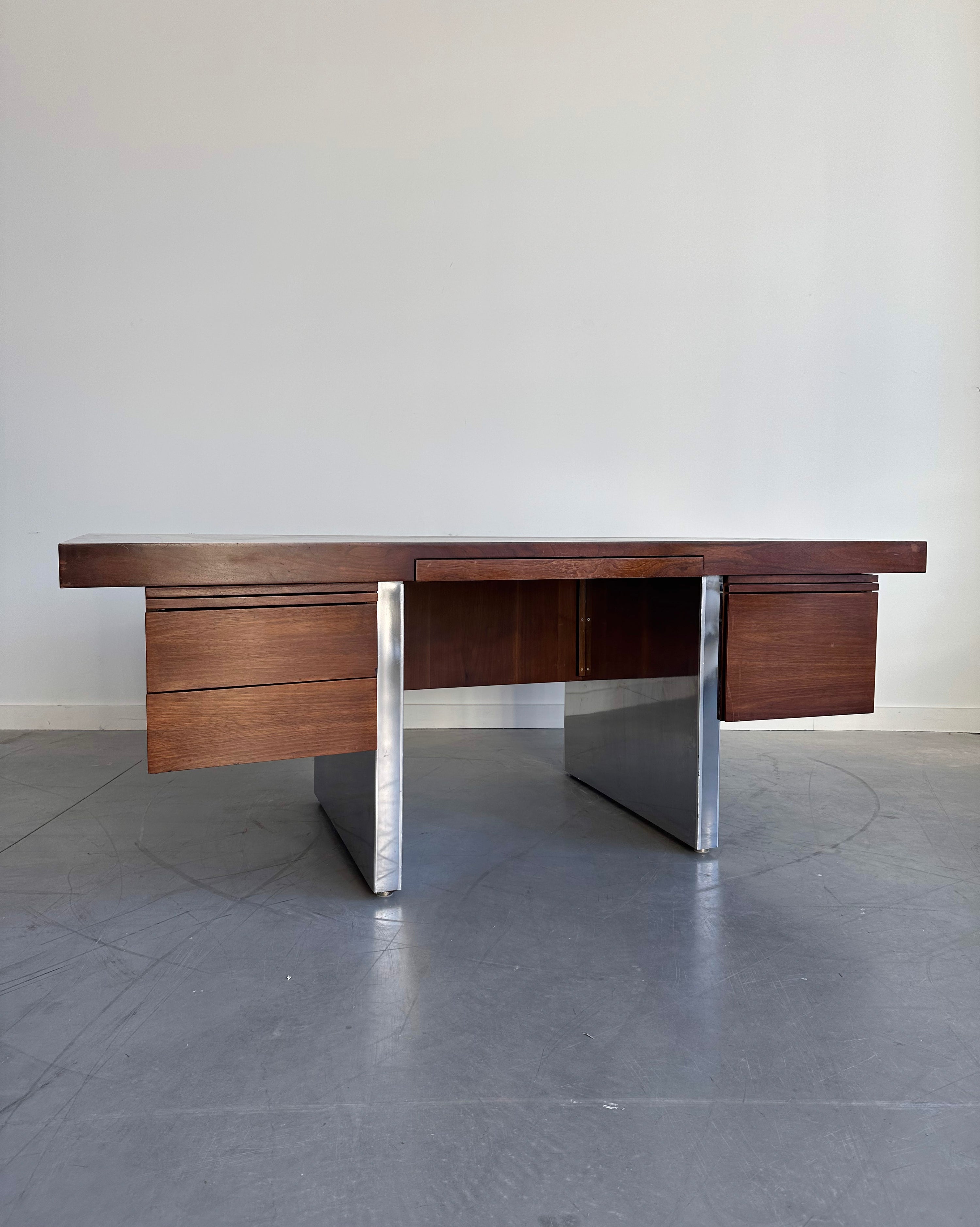 Walnut Desk by Roger Sprunger for Dunbar