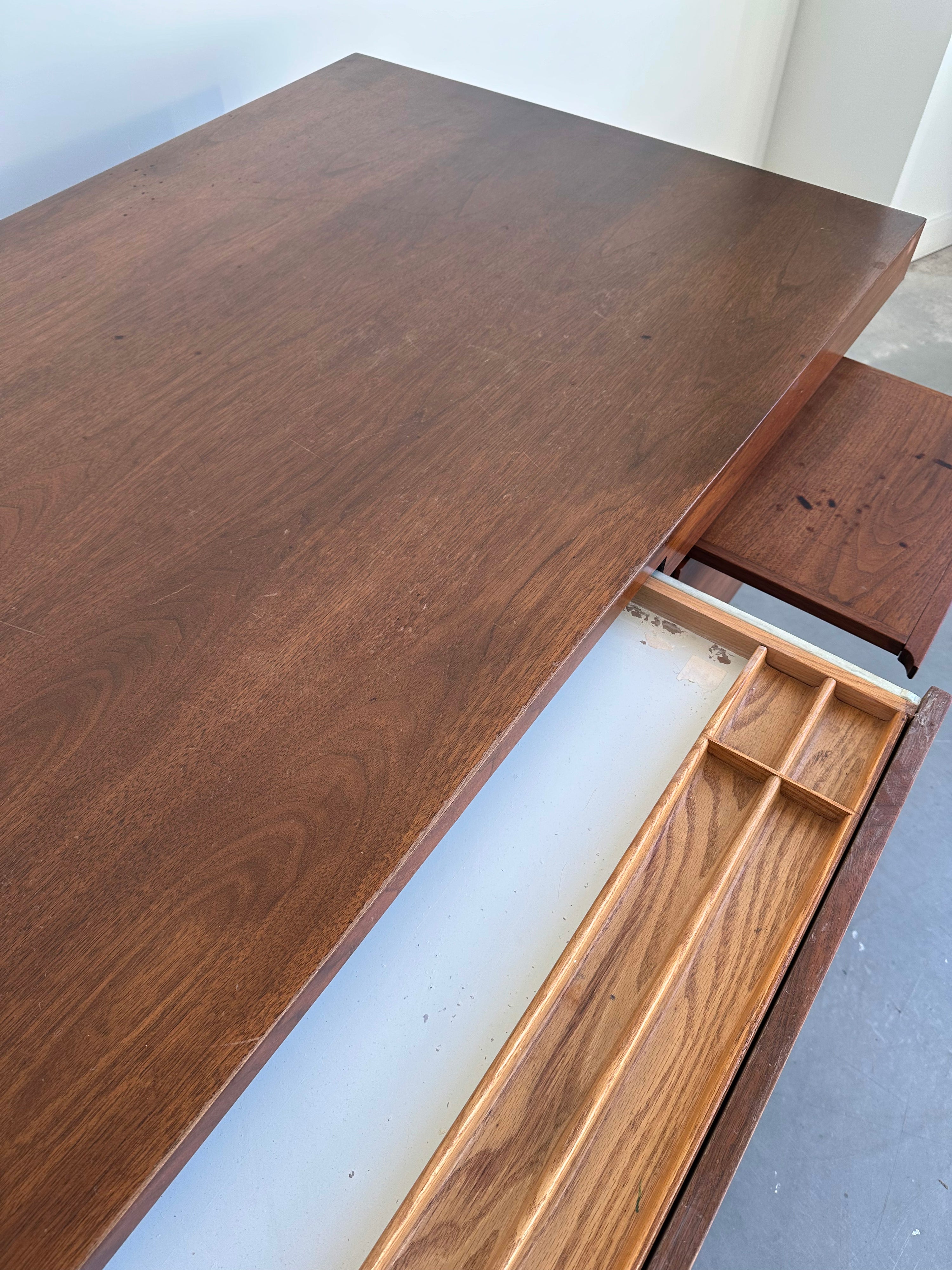 Walnut Desk by Roger Sprunger for Dunbar