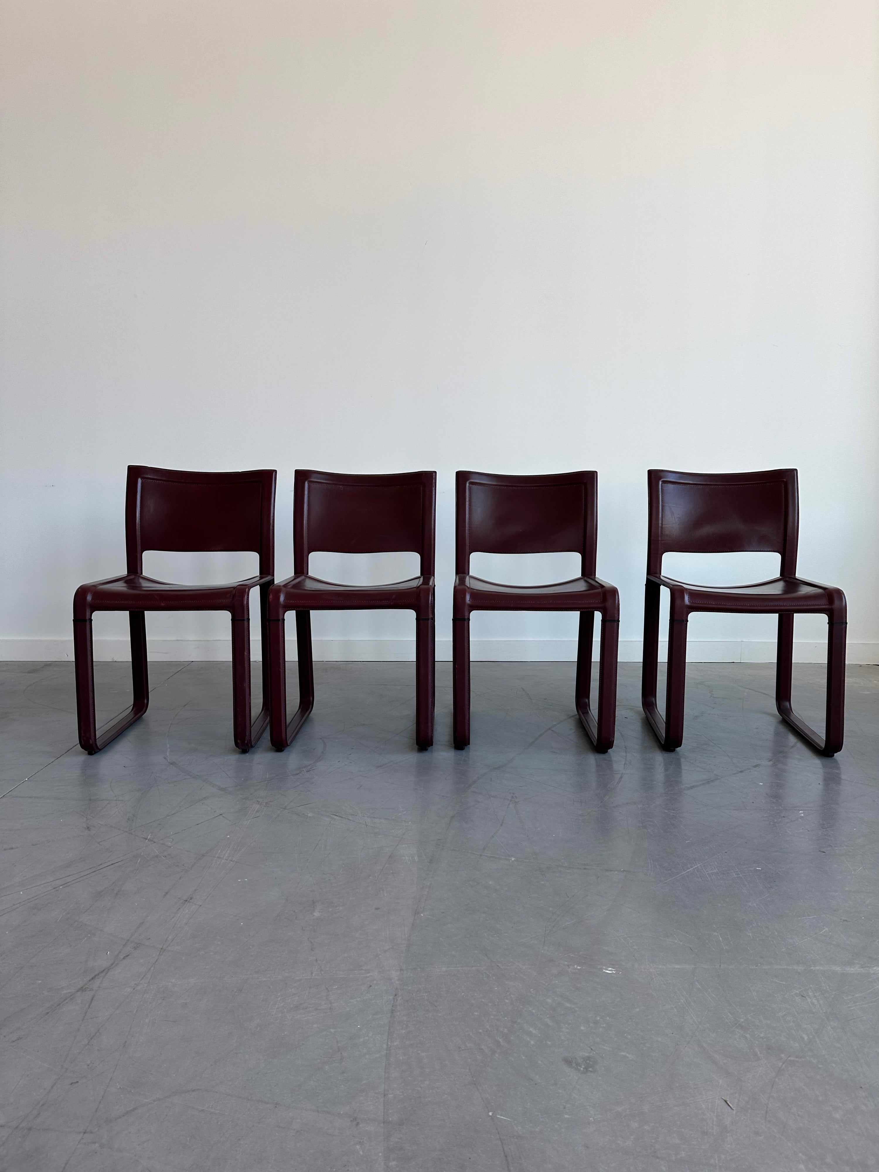 Sistina chairs by Tito Agnoli for Matteo Grassi