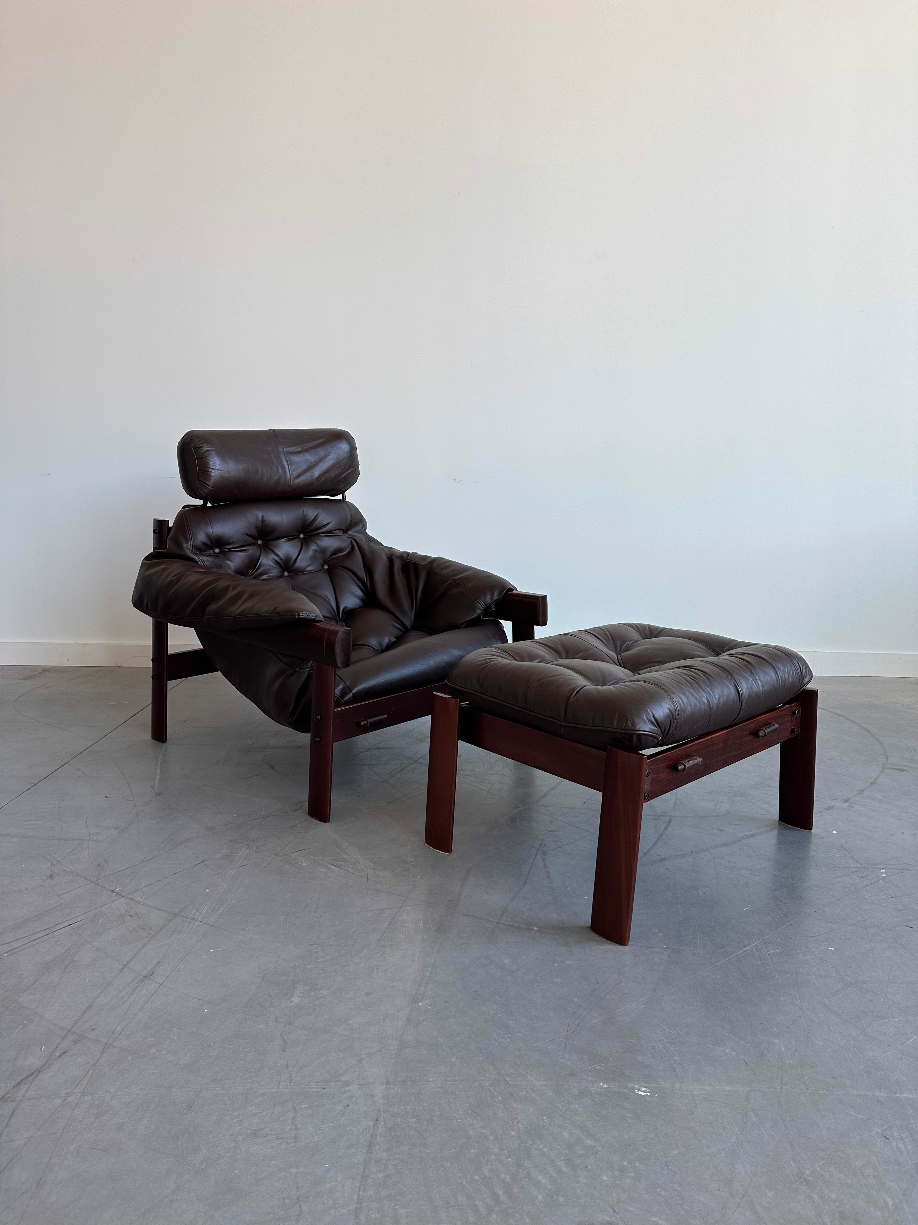 MP41 Lounge Chair and Ottoman by Percival Lafer