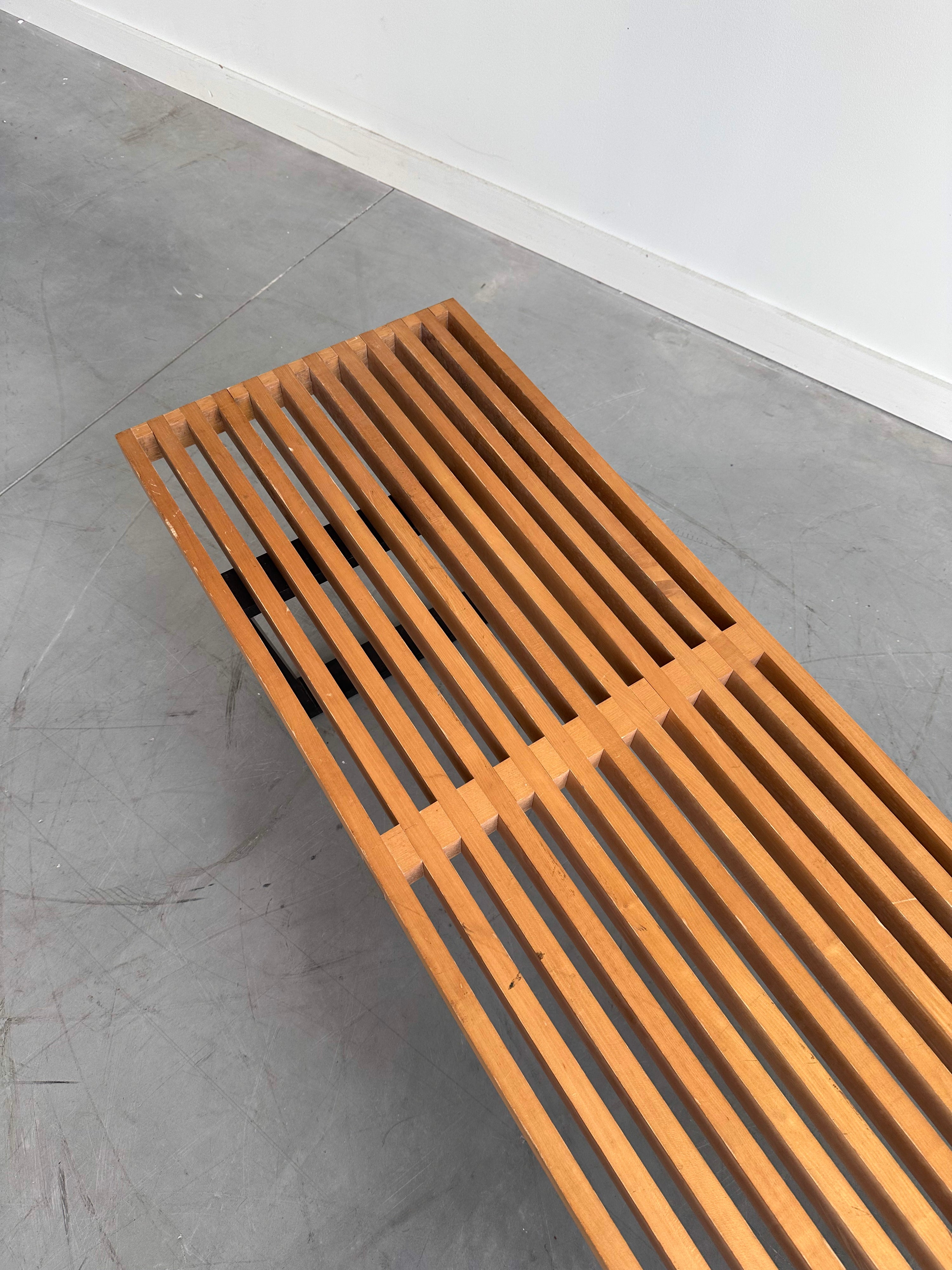 Slatted Bench George Nelson for Herman Miller