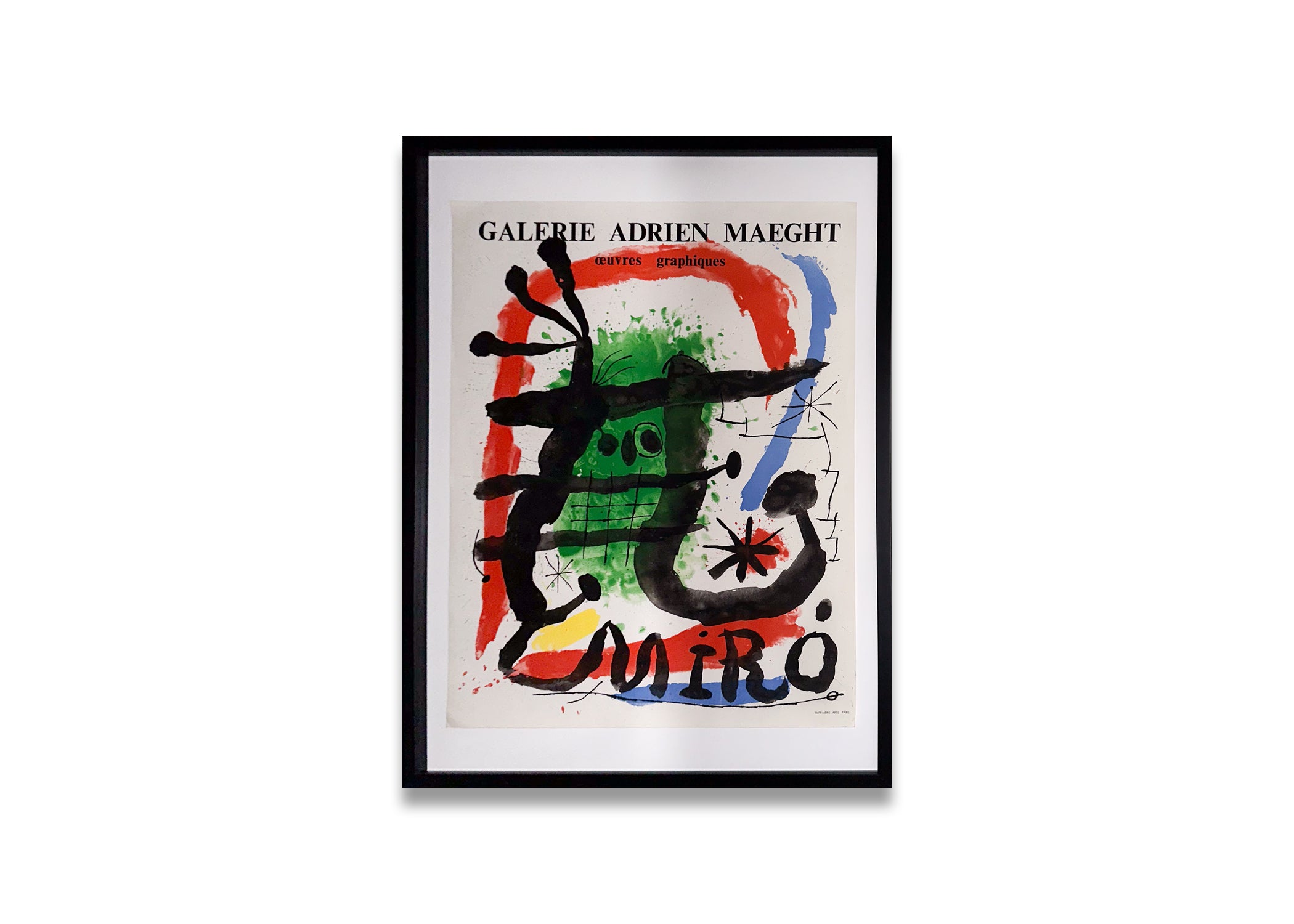 Joan Miro: œuvres graphiques, 1965 (Exhibition Poster)