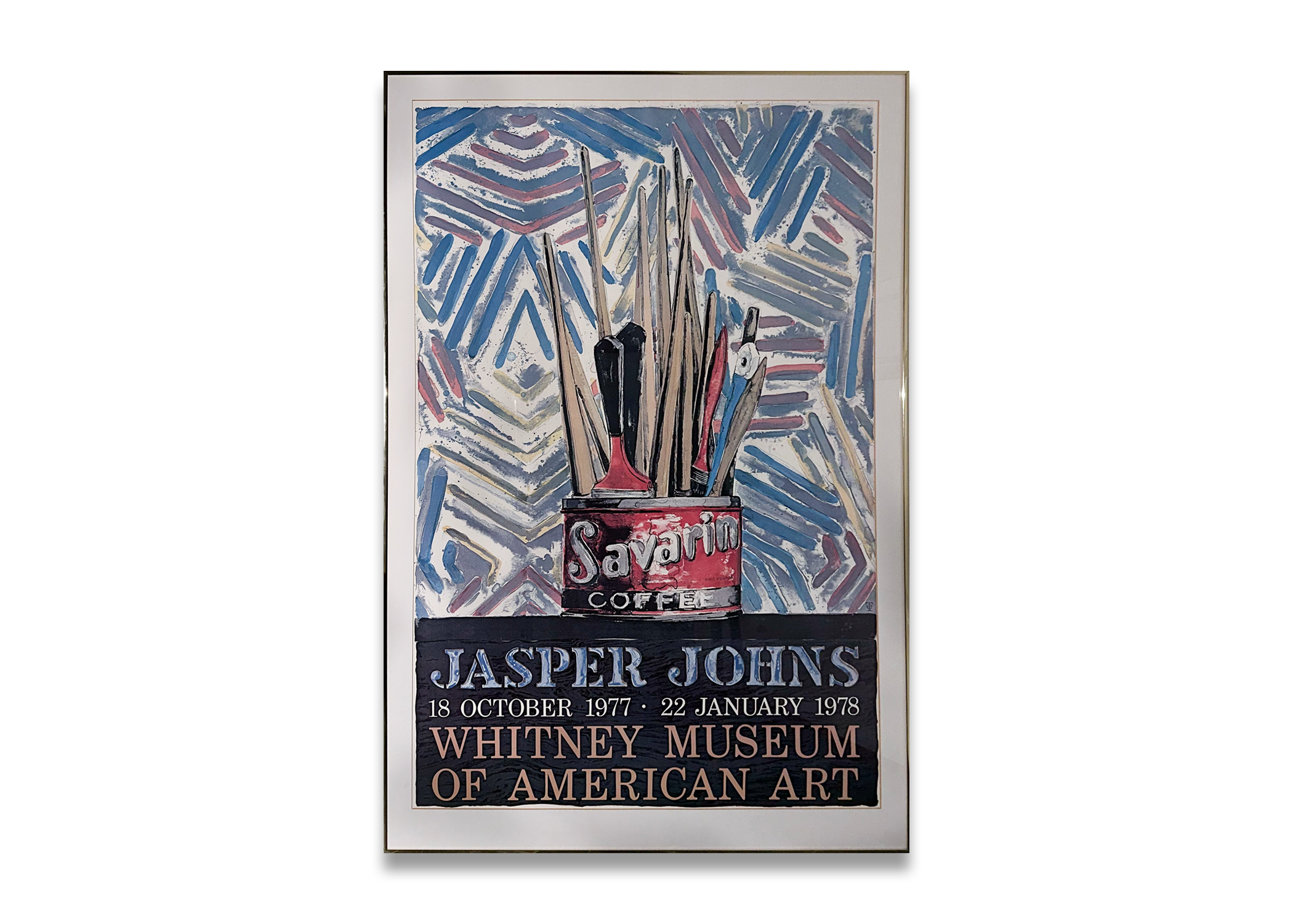 Jasper Johns: Savarin (Exhibition Poster)